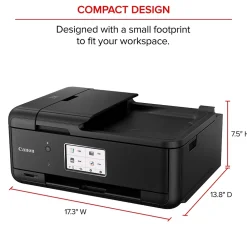 Canon PIXMA TR8620a Wireless Color Inkjet Printer, All-In-One, Print, Scan, Copy, Fax (TR8620A)