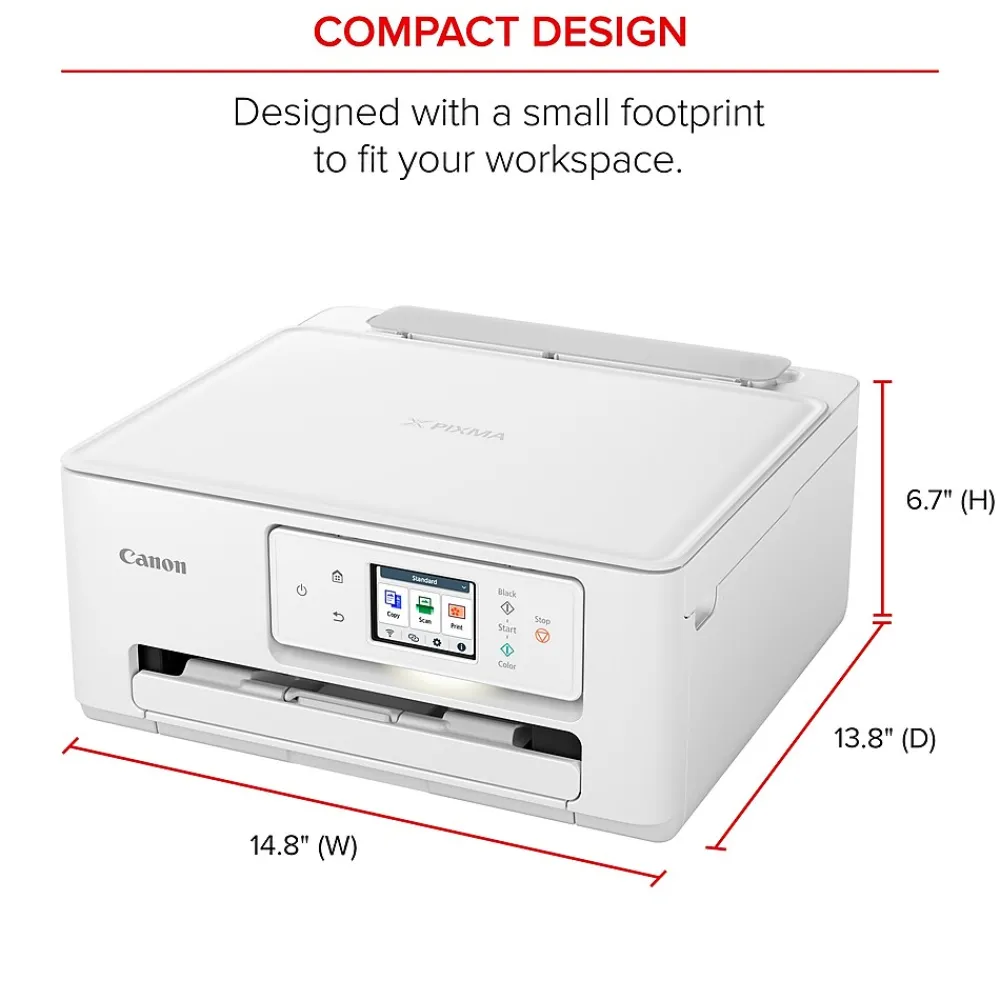 Canon PIXMA TS7720 Wireless Color Inkjet Printer, All-In-One, Print, Scan, Copy (TS7720)