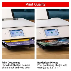 Canon PIXMA TS8820 Wireless Color Inkjet Printer, All-In-One, Print, Scan, Copy (6793C022)