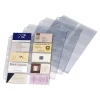 Sheet Protectors|Cardinal Business Card Refill Pages, Clear, 20 Card Capacity per Page, 10/Pack (7856 000)