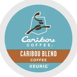 Caribou Coffee Caribou Blend Coffee Keurig® K-Cup® Pods, Medium Roast, 96/Carton (10307)