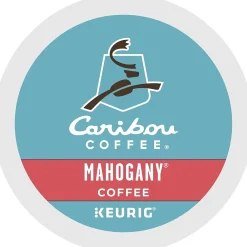 Caribou Coffee Caribou Mahogany Coffee Keurig® K-Cup® Pods, Dark Roast, 96/Carton (10312)
