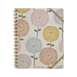 Subject Notebooks|Carolina Pad Down to Earth Ideal Notebook, 7.4" x 8.75", College-Ruled, 100 Sheets, Multicolored (55041)
