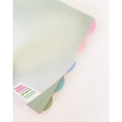 Subject Notebooks|Carolina Pad Noted Premium 5-Subject Subject Notebooks, College Ruled, 150 Sheets, Assorted Colors (17514)