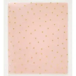 Pocket Folders|Carolina Pad Panache Glossy 3-Hole Punched 6-Pocket Folder, Assorted Colors (93001)