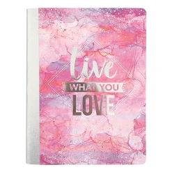 Composition Notebooks|Carolina Pad Silver Lining Composition Notebook, 7.67" x 9.84", College-Ruled, 100 Sheets (25007)