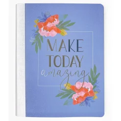 Composition Notebooks|Carolina Pad Silver Lining Composition Notebook, 7.67" x 9.84", College-Ruled, 100 Sheets (25007)