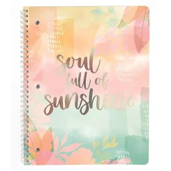 Subject Notebooks|Carolina Pad Silver Lining 1-Subject Notebook, 8.5