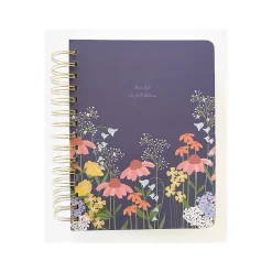 Journals|Carolina Pad Wildflower Hardcover Journal, 6" x 8", Ruled, Assorted Colors, 400 Pages (45040)