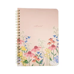 Notebooks|Carolina Pad Wildflower Personal Notebook, 5" x 7", College-Ruled, 80 Sheets, Assorted Colors (35097)