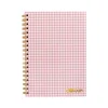 Subject Notebooks|Carpe Diem Ballerina Pink Check 1-Subject Notebook, 7.5" x 9.75", Wide-Ruled, 80 Sheets, Pink/White (9377-CD)