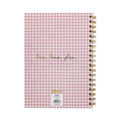 Subject Notebooks|Carpe Diem Ballerina Pink Check 1-Subject Notebook, 7.5