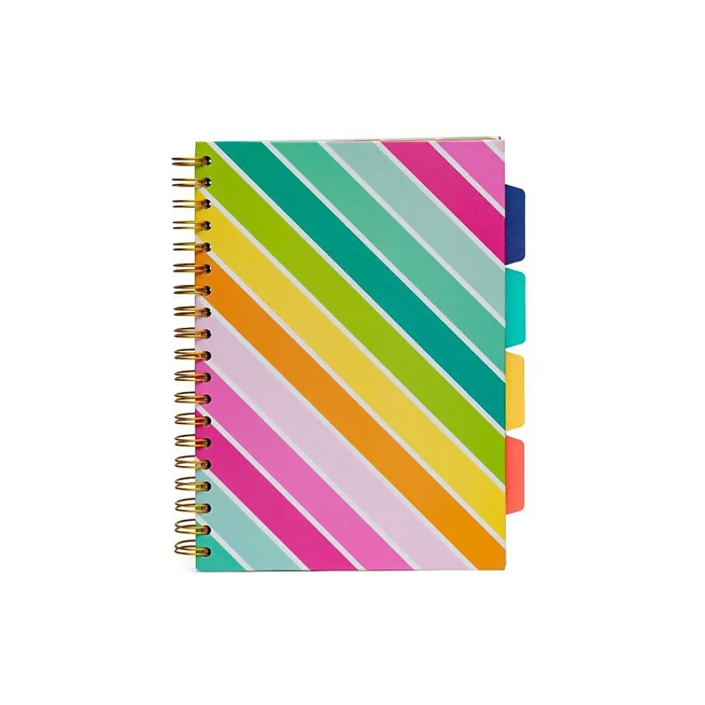 Notebooks|Carpe Diem Color Wash 5-Subject Subject Notebooks, 7.09" x 10", College Ruled, 100 Sheets, Assorted Colors, 3/Pack (9032-CD)