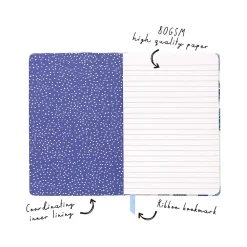 Journals|Carpe Diem Feathers Journal, 5.24" x 8.27", Wide-Ruled, Multicolor, 192 Pages (9373-CD)