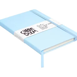 Journals|Carpe Diem Sky Blue Journal, 5.24" x 8.27", Wide-Ruled, 192 Pages (9374-CD)