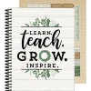 Academic Planners|Carson-Dellosa Farmhouse Teacher Planner, 128 pages, 116 stickers (105048)