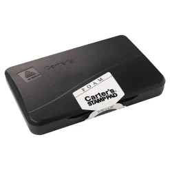 Stamps & Stamp Pads|Carter's Foam Stamp Pads, Black Ink (21381)