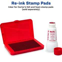 Stamps & Stamp Pads|Carter's Neat-Flo Ink Refill, Red Ink (21447)