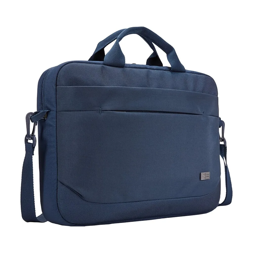 Advantage Laptop Attache, Dark Blue Polyester (3203987)<Case Logic Outlet