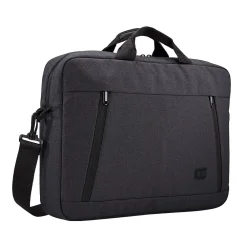 Huxton Laptop Attache, Black Polyester (3204653)<Case Logic Clearance