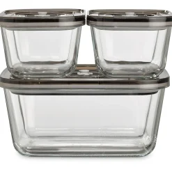Caso Design VG 3000 3-Piece Food Vacuum Canister Set Glass (11177)