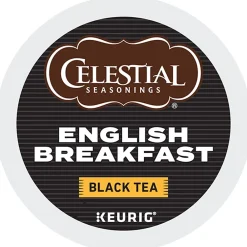 Celestial Seasonings Breakfast Blend Black Tea, Keurig® K-Cup® Pods, 96/Carton (14731)