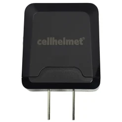 cellhelmet 2.1-Amp Single-USB Wall Charger with USB-A to Micro USB Flat Cable, 3 Feet (WALL-2.1/1+F-MICRO-3-B)