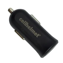2.4-Amp Single-USB Car Charger with USB-A to Micro USB Flat Cable, 3 Feet (CAR-2.4/1+F-MICRO-3-B)<cellhelmet Hot