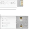 cellhelmet Charge and Sync USB-A to Lightning Round Cable, 10 Feet (CABLE-R-LIGHT-10-W)