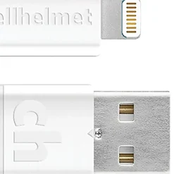 cellhelmet Charge and Sync USB-A to Lightning Round Cable, 10 Feet (CABLE-R-LIGHT-10-W)