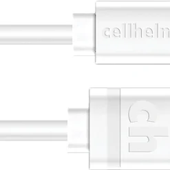 cellhelmet Charge and Sync USB-A to Lightning Round Cable, 10 Feet (CABLE-R-LIGHT-10-W)