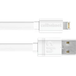 Charge and Sync USB-C to Lightning Flat Cable, 6 Feet (CABLE-F-LIGHT-6-W)<cellhelmet Online