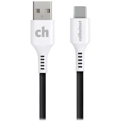 Charge and Sync USB-C to USB-A Round Cable, 3' (CABLE-C-A-3-R-G)<cellhelmet Outlet