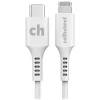 Charge and Sync USB-C to Lightning Round Cable, 1' (CABLE-R-LIGHT-TYPE-C-1)<cellhelmet New