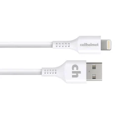 Charge and Sync USB-A to Lightning Round Cable, 3' (CABLE-LIGHT-A-3-R-W)<cellhelmet Online