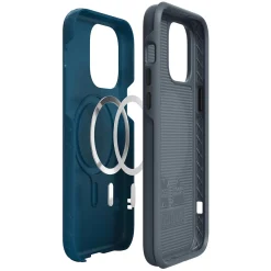 cellhelmet Fortitude Pro Series MagSafe Phone Case for iPhone 14 Pro Max, Deep Sea Blue (CHELFRTI1467BL)