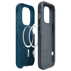cellhelmet Fortitude Pro Series MagSafe Phone Case for iPhone 14 Pro, Deep Sea Blue (CHELFRTI1461BL)