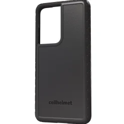 cellhelmet Fortitude Rugged Case for Samsung Galaxy S21 Ultra, Shock Absorbing, Black (CHELFRTS2168OB)