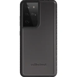 cellhelmet Fortitude Rugged Case for Samsung Galaxy S21 Ultra, Shock Absorbing, Black (CHELFRTS2168OB)