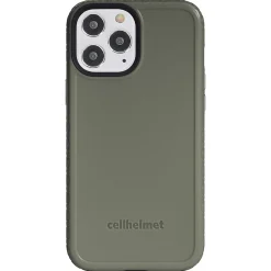 cellhelmet Fortitude Rugged Case for iPhone 12/12 Pro, Shock Absorbing, Olive Drab Green (CHELCFORTI61OD)