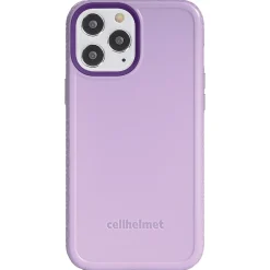 cellhelmet Fortitude Rugged Case for iPhone 12/12 Pro, Shock Absorbing, Purple (CHELCFORTI61LB)