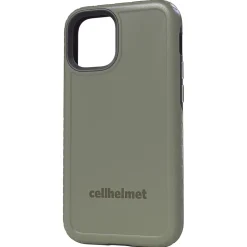 cellhelmet Fortitude Rugged Case for iPhone 12 Pro Max, Shock Absorbing, Olive Drab Green (CHELCFORTI67OD)