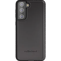 cellhelmet Fortitude Rugged Case for Samsung Galaxy S21, Shock Absorbing, Black (CHELFRTS2162OB)