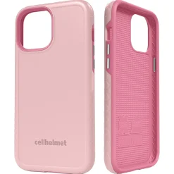 cellhelmet Fortitude Rugged Case for iPhone 12 Pro Max, Shock Absorbing, Pink (CHELCFORTI67PM)