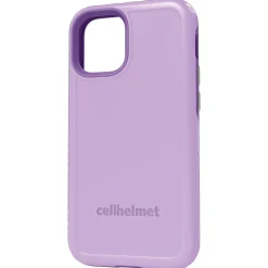 cellhelmet Fortitude Rugged Case for iPhone 12 Pro Max, Shock Absorbing, Purple (CHELCFORTI67LB)