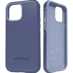 cellhelmet Fortitude Rugged Case for iPhone 12/12 Pro, Shock Absorbing, Blue (CHELCFORTI61SB)