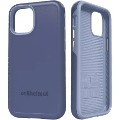 cellhelmet Fortitude Rugged Case for iPhone 12 mini, Shock Absorbing, Blue (CHELCFORTI54SB)