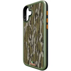 cellhelmet Fortitude Series MagSafe Phone Case for iPhone 16 Plus, Shock Absorbing, Mossy Oak Bottom Lands (CF-105-MO)