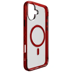cellhelmet Magnitude Series MagSafe Phone Case for iPhone 16 Plus, Shock Absorbing, Lava Red (CM-105-LR)