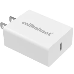 20-Watt Single-USB Power Delivery Wall Charger (WALL-PD-20W-W)<cellhelmet Best